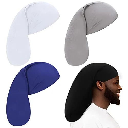 Tatuo 4-Piece Long Dreadlock Cap, 4 colors