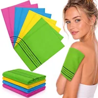 Tatuo 12-Piece Korean Exfoliating Mitts, 8 x 5.5 in