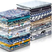 Tatuo 30-Piece Cotton Fabric Bundle Squares Patchwork Floral, 10 x 10 in